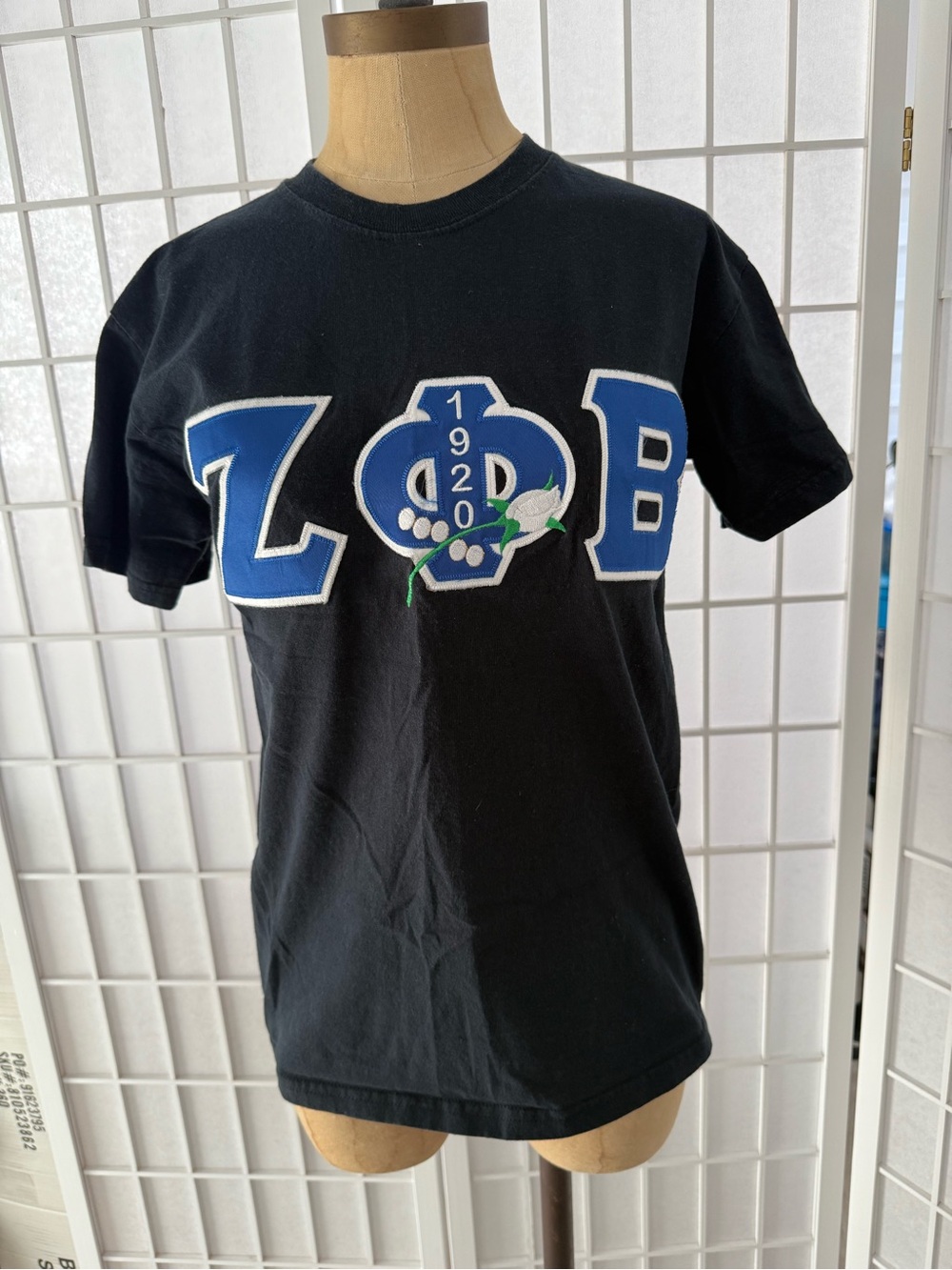 Zeta Phi Beta Sorority 1920 Graphic T-Shirt – Adult Small – Member-Owned